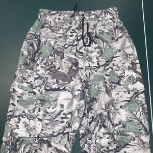 Manfinity Cargo Jogger Pants Camouflage Drawstring Street Style Mens Small